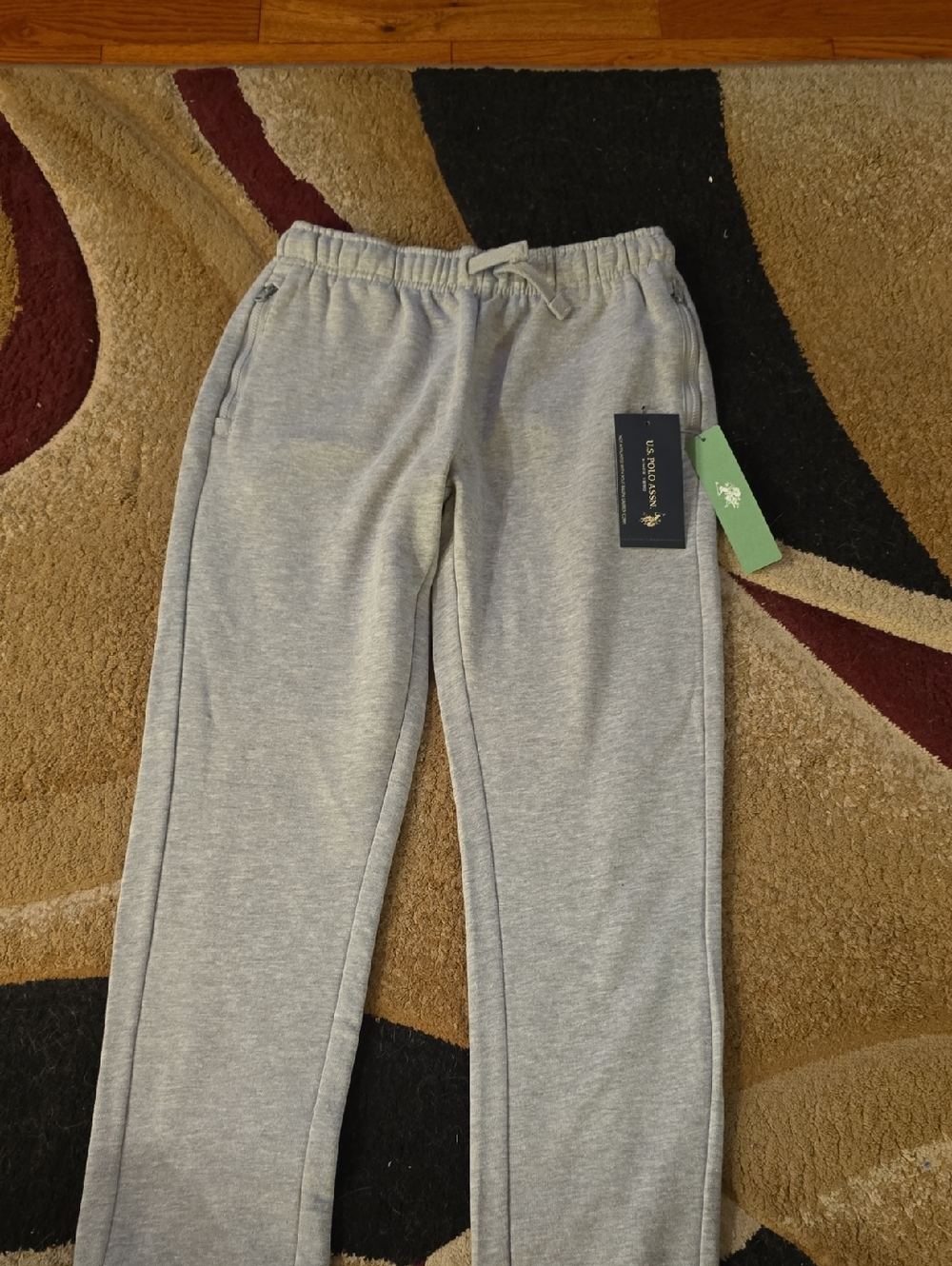 Polo by Ralph Lauren Kids Light Gray Sweatpants with Drawstring